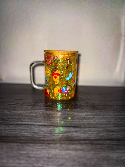 15 oz Winne the Pooh Glass Mug